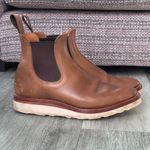 View photo of Benzein The Seventh Chelsea Boot in Horween Natural Chromexcel