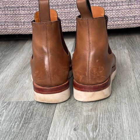 View photo of Benzein The Seventh Chelsea Boot in Horween Natural Chromexcel