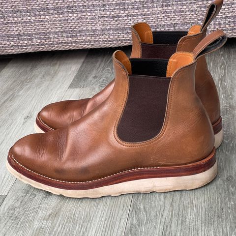 View photo of Benzein The Seventh Chelsea Boot in Horween Natural Chromexcel