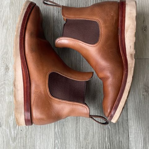 View photo of Benzein The Seventh Chelsea Boot in Horween Natural Chromexcel