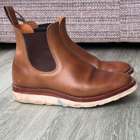 View photo of Benzein The Seventh Chelsea Boot in Horween Natural Chromexcel