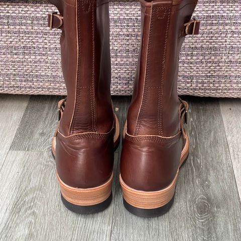 John Lofgren Wabash Engineer Boots in Chocolate