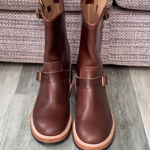 John Lofgren Wabash Engineer Boots in Chocolate