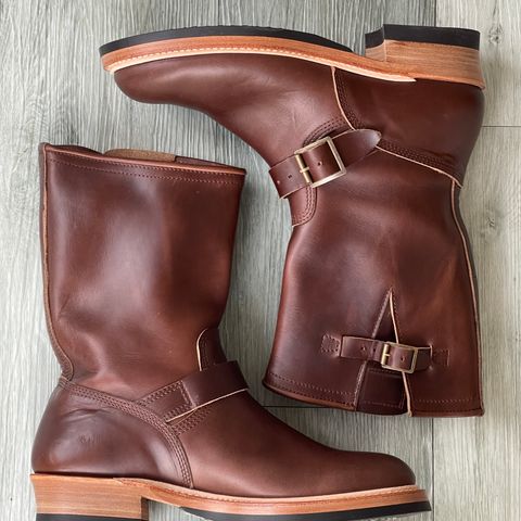 John Lofgren Wabash Engineer Boots in Chocolate