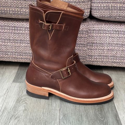 John Lofgren Wabash Engineer Boots in Chocolate
