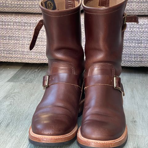 John Lofgren Wabash Engineer Boots in Chocolate