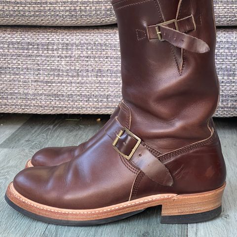 John Lofgren Wabash Engineer Boots in Chocolate
