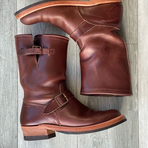 John Lofgren Wabash Engineer Boots in Chocolate