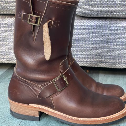 John Lofgren Wabash Engineer Boots in Chocolate