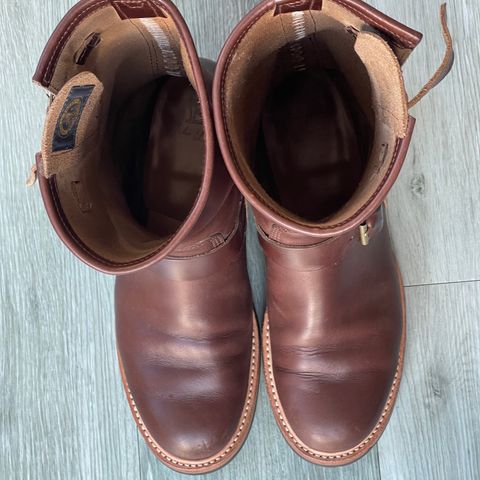 John Lofgren Wabash Engineer Boots in Chocolate