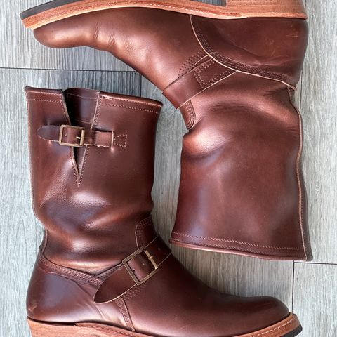 John Lofgren Wabash Engineer Boots in Chocolate