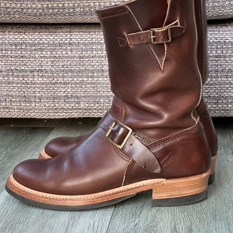 John Lofgren Wabash Engineer Boots in Chocolate