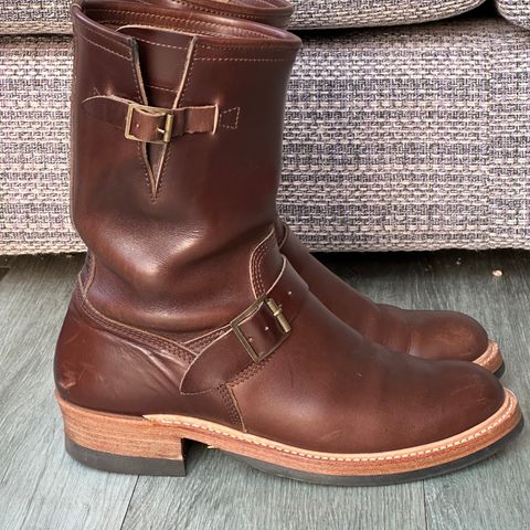 John Lofgren Wabash Engineer Boots in Chocolate