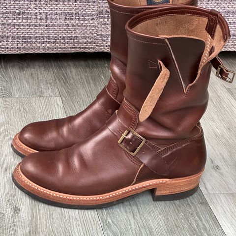 John Lofgren Wabash Engineer Boots in Chocolate