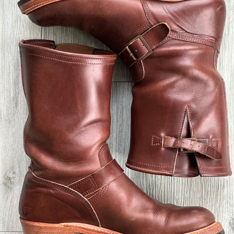 John Lofgren Wabash Engineer Boots in Chocolate
