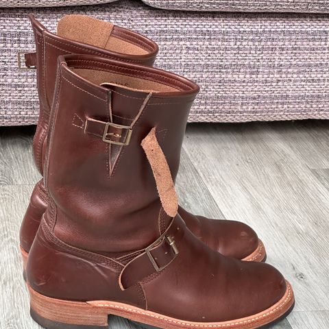 John Lofgren Wabash Engineer Boots in Chocolate