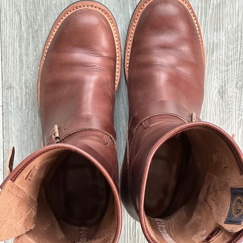 John Lofgren Wabash Engineer Boots in Chocolate