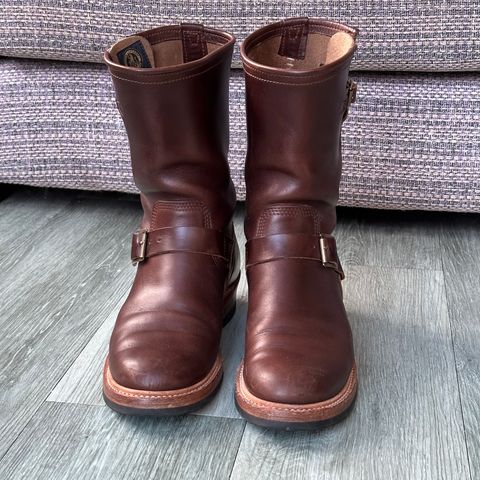 John Lofgren Wabash Engineer Boots in Chocolate