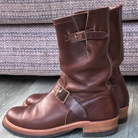 John Lofgren Wabash Engineer Boots in Chocolate
