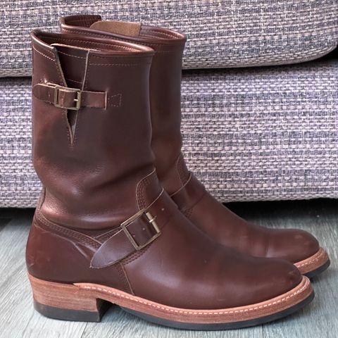 John Lofgren Wabash Engineer Boots in Chocolate