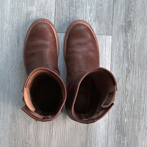 John Lofgren Wabash Engineer Boots in Chocolate