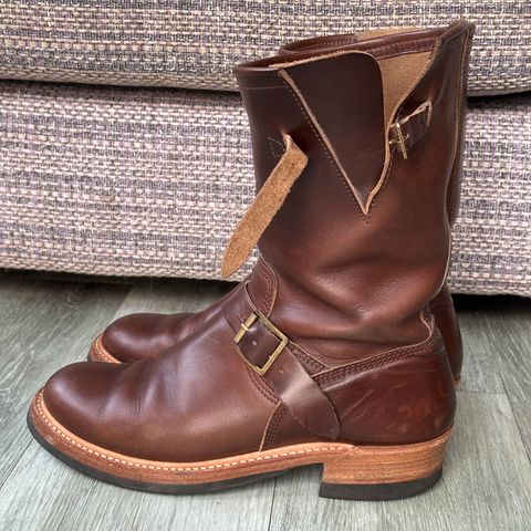 John Lofgren Wabash Engineer Boots in Chocolate