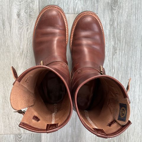 John Lofgren Wabash Engineer Boots in Chocolate