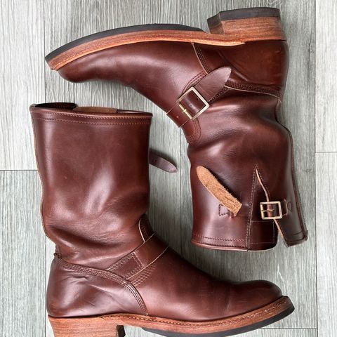 John Lofgren Wabash Engineer Boots in Chocolate