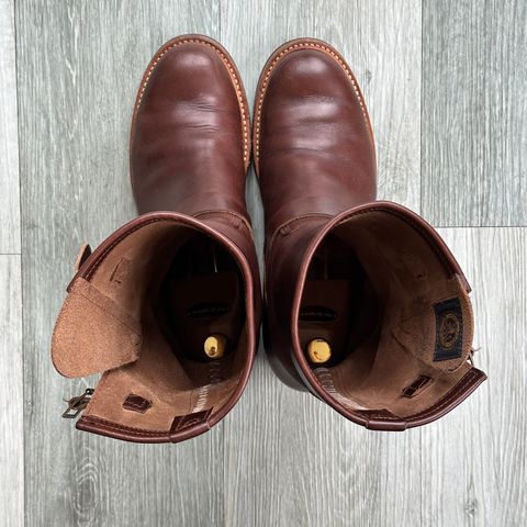 John Lofgren Wabash Engineer Boots in Chocolate