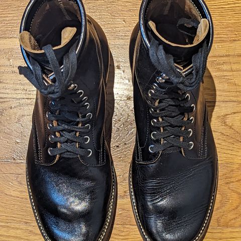 Flame Panda Boondocker in Shinki Black Teacore Horsebutt