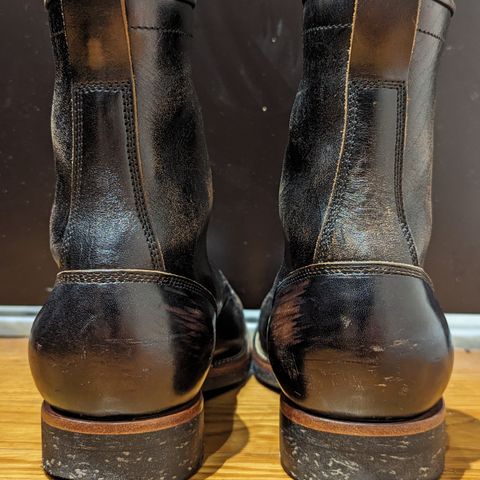 Flame Panda Boondocker in Shinki Black Teacore Horsebutt