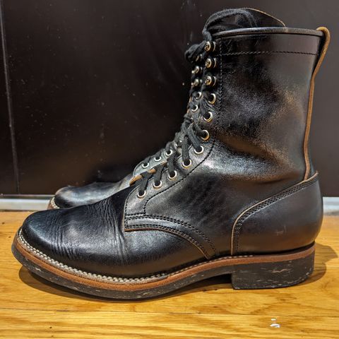 Flame Panda Boondocker in Shinki Black Teacore Horsebutt