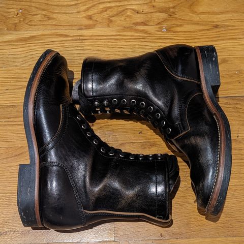 Flame Panda Boondocker in Shinki Black Teacore Horsebutt