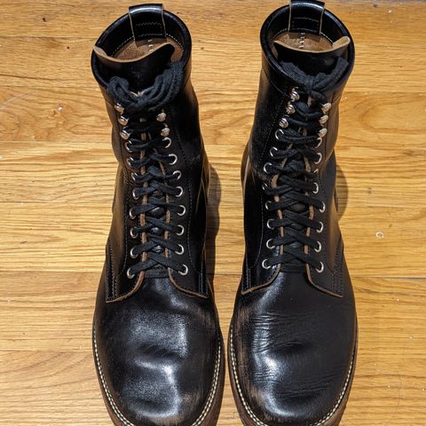 Flame Panda Boondocker in Shinki Black Teacore Horsebutt