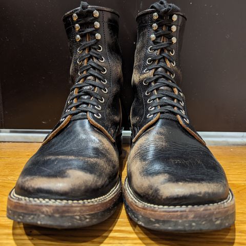 Flame Panda Boondocker in Shinki Black Teacore Horsebutt