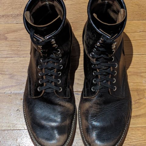 Flame Panda Boondocker in Shinki Black Teacore Horsebutt