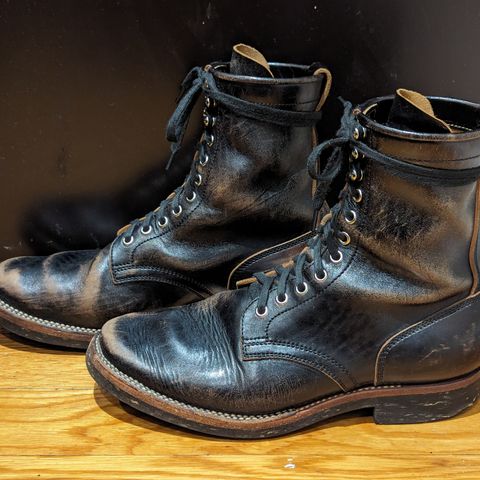 Flame Panda Boondocker in Shinki Black Teacore Horsebutt