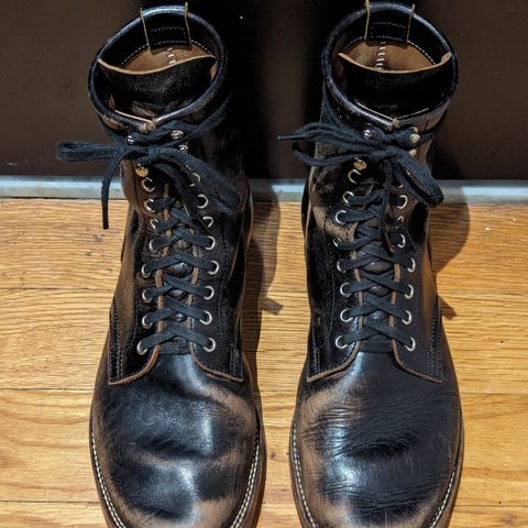 Flame Panda Boondocker in Shinki Black Teacore Horsebutt
