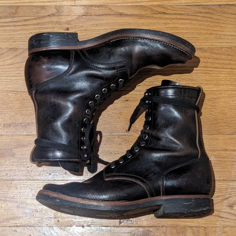 Flame Panda Boondocker in Shinki Black Teacore Horsebutt