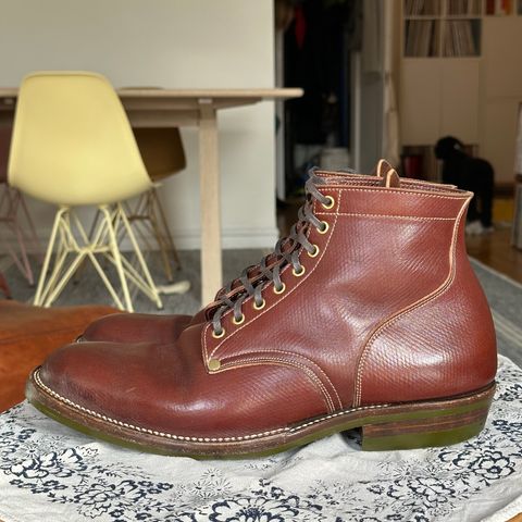 View photo of NF Bootmaker Milton Boot in J&FJ Baker Brown Russian Calf