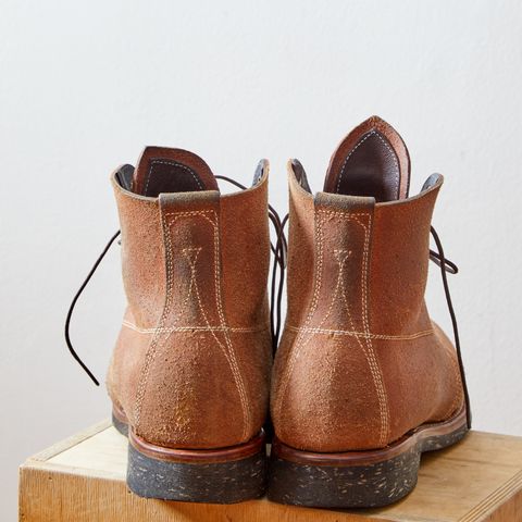 Unsung U 22-1 Slog Boot in Wickett & Craig Chestnut Oiled Latigo Roughout