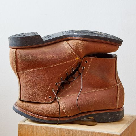 Unsung U 22-1 Slog Boot in Wickett & Craig Chestnut Oiled Latigo Roughout