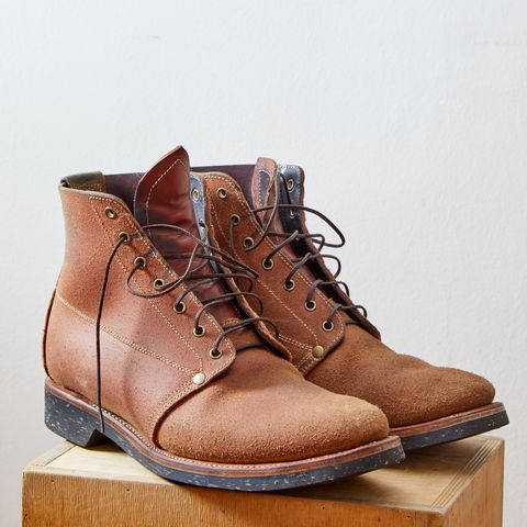 Unsung U 22-1 Slog Boot in Wickett & Craig Chestnut Oiled Latigo Roughout
