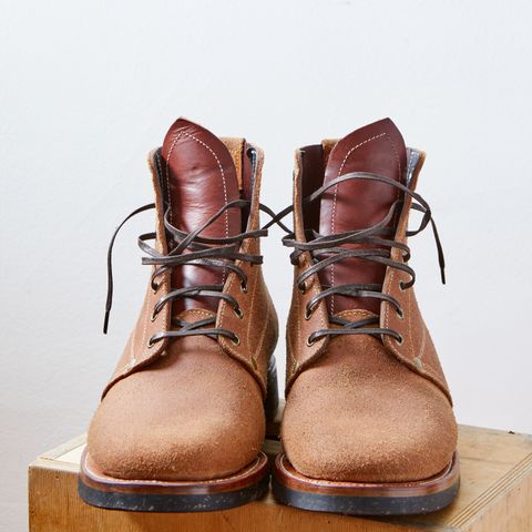 Unsung U 22-1 Slog Boot in Wickett & Craig Chestnut Oiled Latigo Roughout