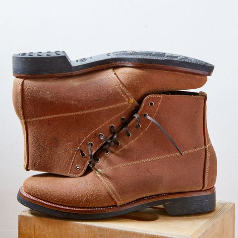 Unsung U 22-1 Slog Boot in Wickett & Craig Chestnut Oiled Latigo Roughout