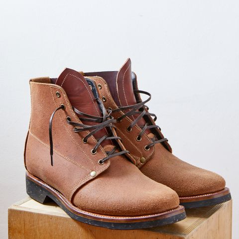 Unsung U 22-1 Slog Boot in Wickett & Craig Chestnut Oiled Latigo Roughout