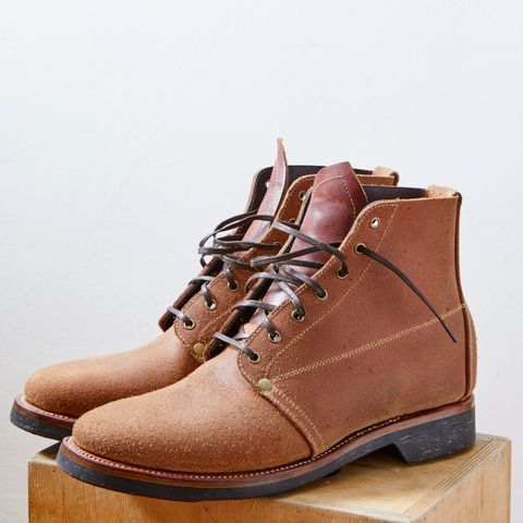 Unsung U 22-1 Slog Boot in Wickett & Craig Chestnut Oiled Latigo Roughout
