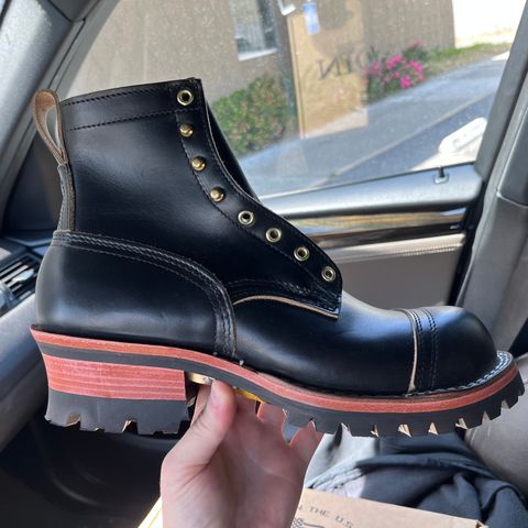 Nicks MTO in Horween Black Chromexcel