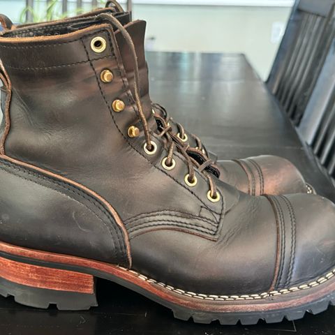 Nicks MTO in Horween Black Chromexcel