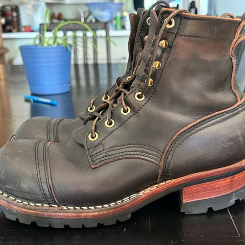 Nicks MTO in Horween Black Chromexcel